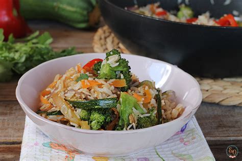 Wok De Arroz Basmati Con Verduras Y SÉsamo El Jardín De Mis Recetas