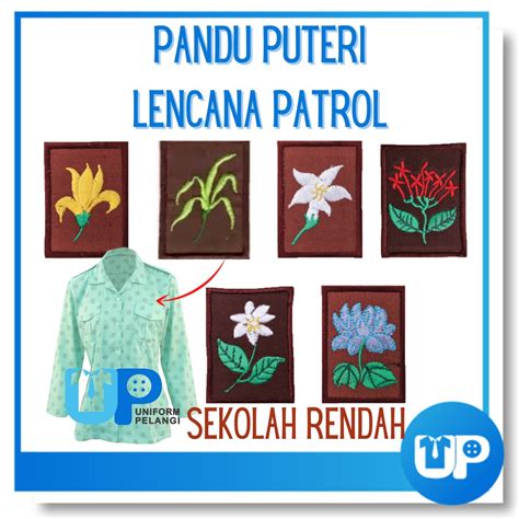 Lambang Pandu Puteri Malaysia Cikgu Hijau Logo Rasmi Persatuan Pandu