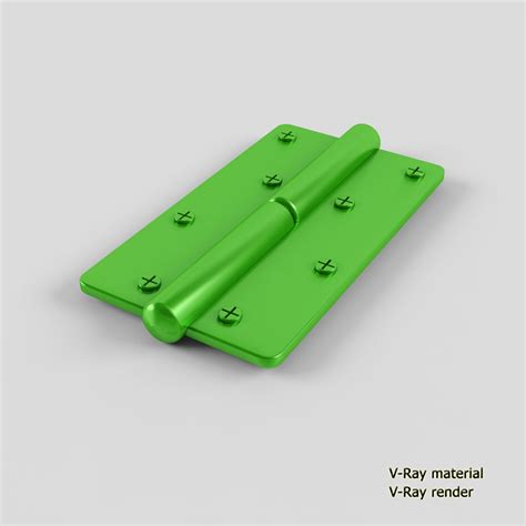 Door Hinge 3d Model 7 Fbx Obj 3ds C4d Max Free3d