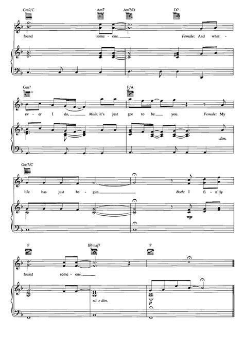 I Finally Found Someone Piano Sheet Music Easy Sheet Music