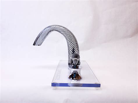 Tapologie Glass Faucet Graphite Black Cane Bathroom Faucet Etsy