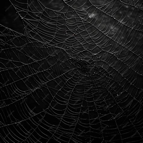 Premium Ai Image Cobweb Texture