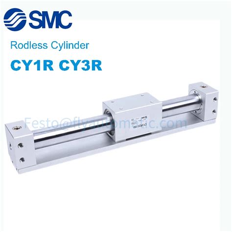 CY3R SMC Magnetic Rodless Cylinder Direct Mount Type CY3R6 CY3R10