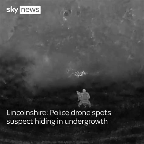 Sky News On Twitter Thermal Imaging Cameras On The Drone Picked Up