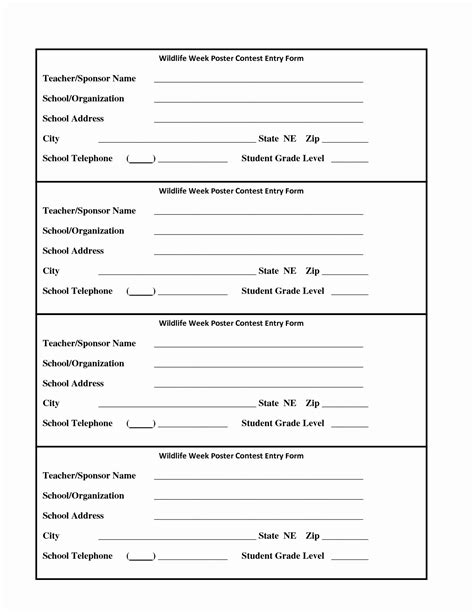 Entry Form Template Word Inspirational Best Of Drawing Entry Forms