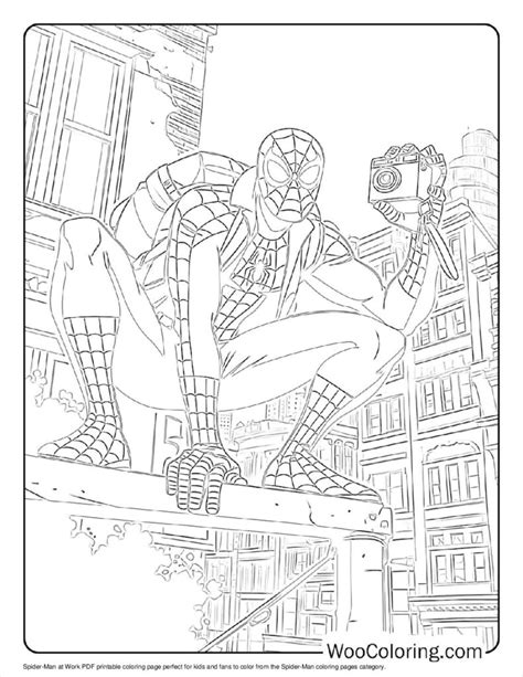 100 Spider Man Coloring Pages Free Printable Pdf Woo Coloring