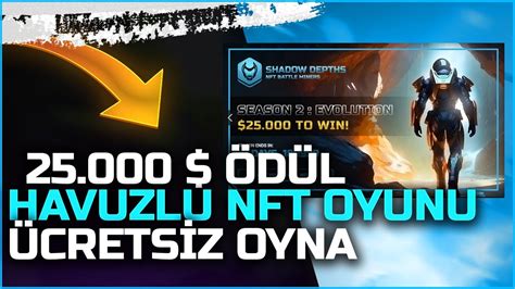 Ücretsiz NFT Oyunu NFT Battle Miners 25 000 Ödüllü Sıralama Her Ay