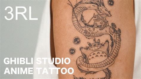 Studio Ghibli Tattoo Timelapse Youtube