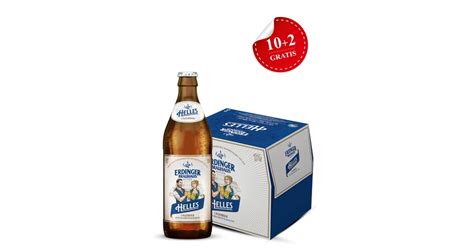 Erdinger Brauhaus Helles Lager Beer 12 PACK 7414