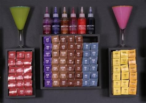 Color bar | Rustic salon, Home hair salons, Salon design