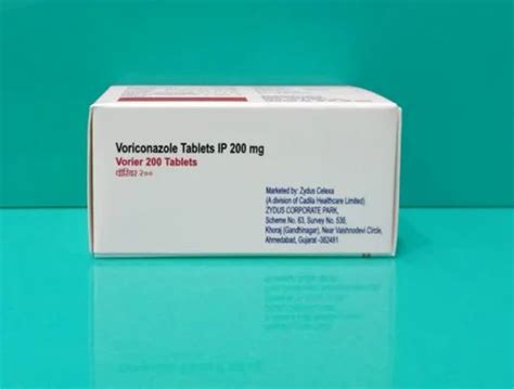 Voriconazole Vorier Mg Tablets Rpg Lifescience Treatment