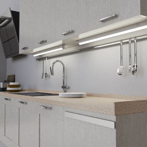 Monzana Under Cabinet LED Strip Light 28cm Connectable Linkable Mains