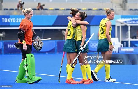 Australias Goalkeeper Rachael Anne Lynch Grace Stewart Brooke