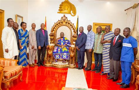 President Of Ghana Baptist Convention Introduced To Otumfuo Manhyia