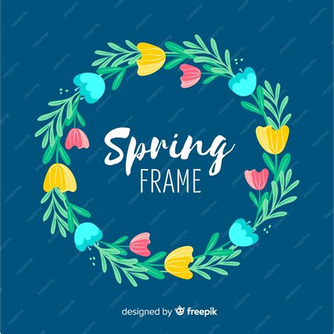 Free Vector Spring Floral Frame