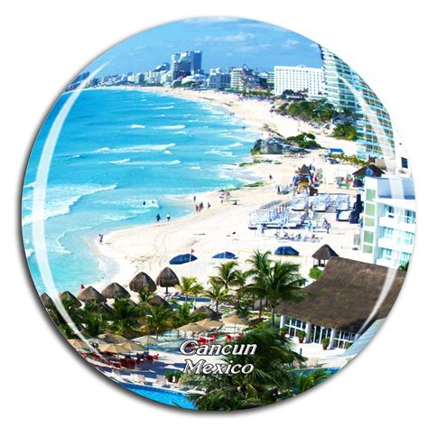 Buy Weekino Mexico Cancun Fridge Magnet 3D Crystal Glass Tourist City