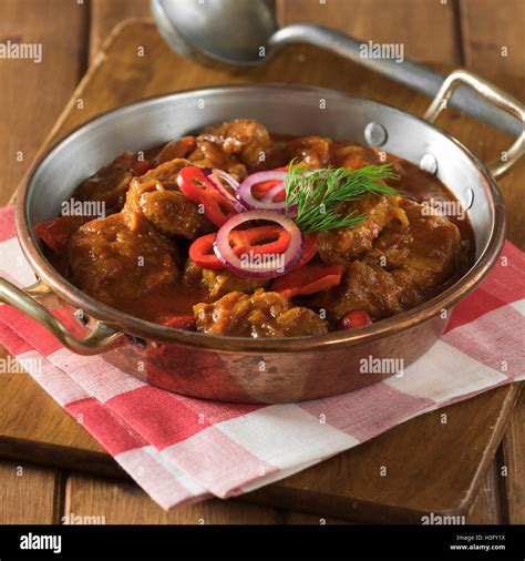 Pörkölt Paprika Meat Stew Hungary Food Stock Photo Alamy