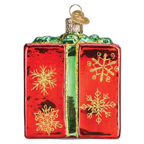 Christmas T Box Ornament By Old World Christmas