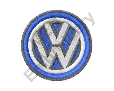 Vw Logo Machine Embroidery Design Vw Logo Volkswagen Logo Machine Embroidery Designs Vehicle