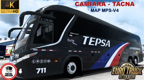 Map Perú MPS V4 Camiara Tacna Tepsa G7 1200 busesdelperu