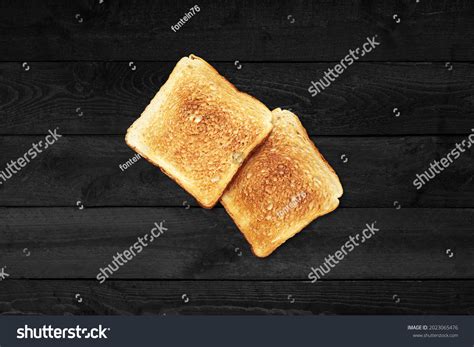 Close View Two Slices Bread Roasted Stock Photo 2023065476 Shutterstock