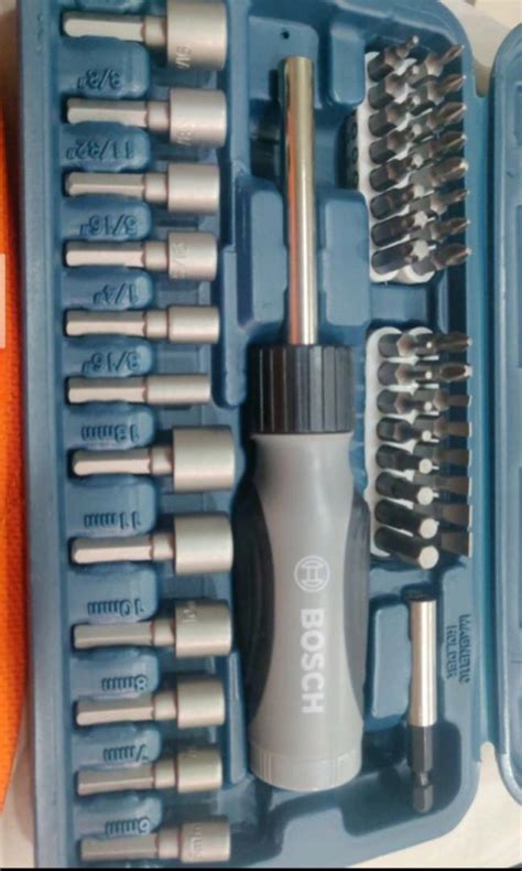 Bosch Pcs Ratchet Screwdriver Set Hand Tool Kit Tv Home