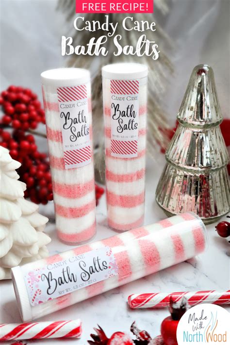 How To Make Candy Cane Bath Salt Shots Made With Northwood