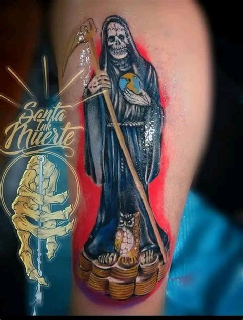 Pin De Victor En Pins Creados Por Ti Tatuajes De Santa Muerte