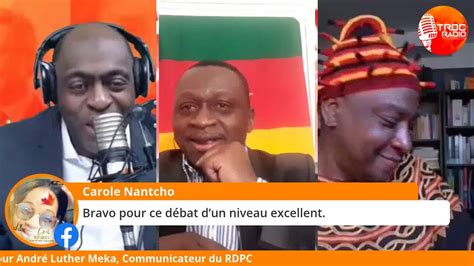 ANDRÉ LUTHER MEKA ALLAIN JULES MENYE SERGE BAYONGUEN sur Troc Radio