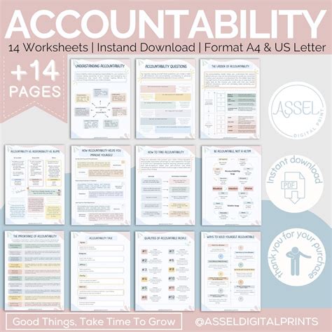 Accountability Worksheets Responsibility Worksheets Couples Therapy