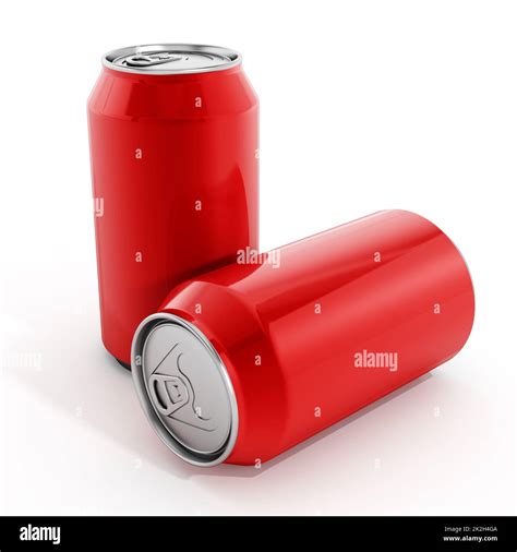 Red soda cans Stock Photo - Alamy