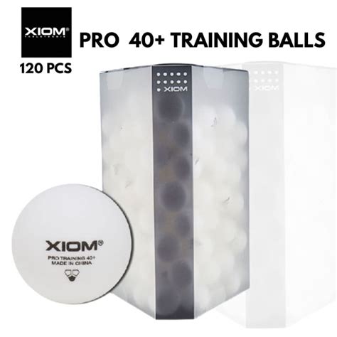 Xiom Pro Plastic Seamless Polyball 40 1 Star Training Table Tennis