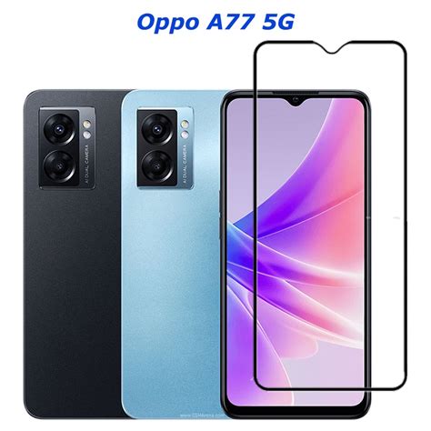 กระจกนิรภัย Oppo A77 แบบเต็มจอ ป้องกันรอยขีดข่วน Shopee Thailand