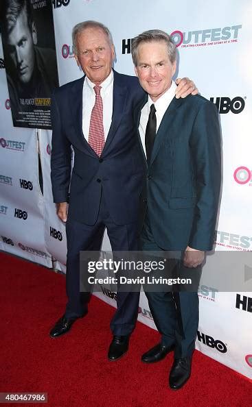 Actor Tab Hunter and life partner producer Allan Glaser attend a ...