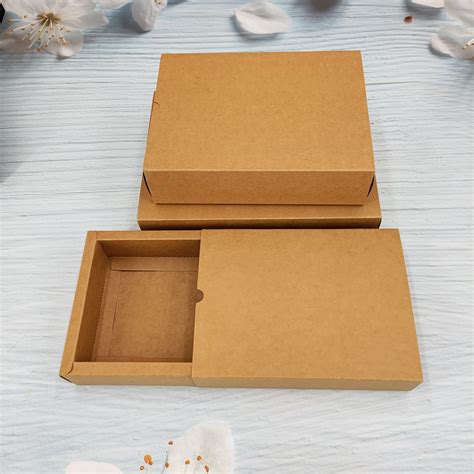 Custom Cheap Mini Recycled Kraft Cardboard Paper Type Boxes Sliding