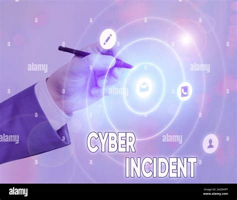 Conceptual Hand Writing Showing Cyber Incident Concept Meaning Warning