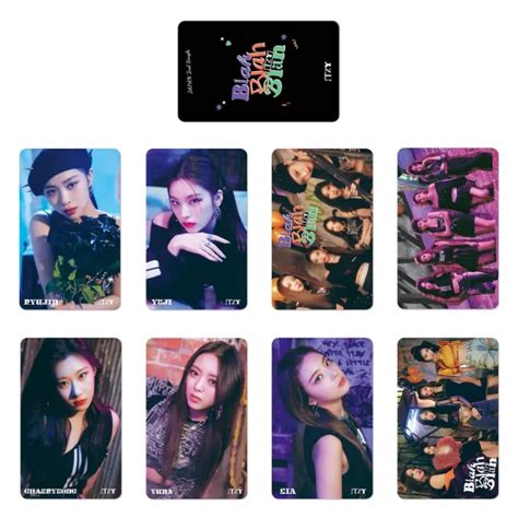 8ชน Kpop ITZY Lomo การด MIDZY Photo Card ชด Photocards แฟนของขวญคอ