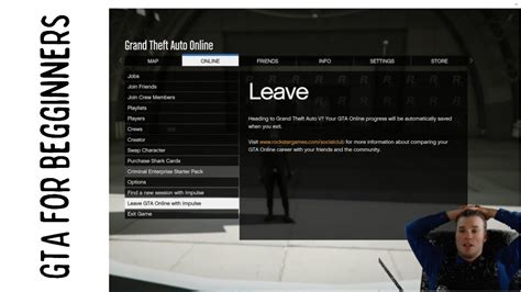 Gta For Beginners General Tutorial Of The Pause Menu For Gta Online