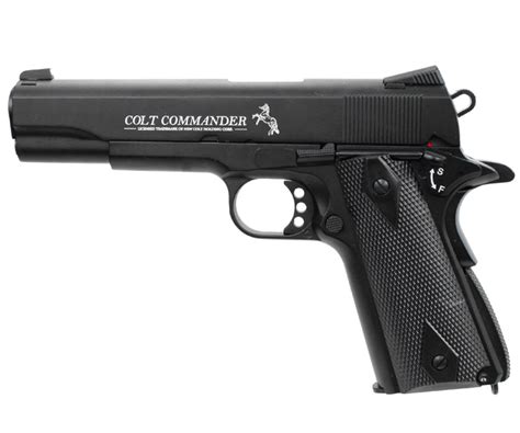 Umarex Full Metal Colt Commander 1911 Co2 Blowback BB Gun Air Pistol ...