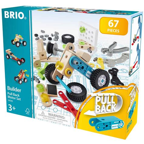 Конструктор BRIO Builder с инерционным мотором 67 эл. (34595) - BRIOshop