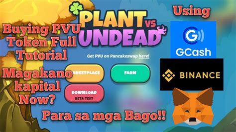 How To Buy Pvu Token Plant Vs Undead Gcash Binance Metamask