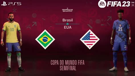 Fifa Brasil Vs Estados Unidos Gameplay Ps K Fps Copa Do