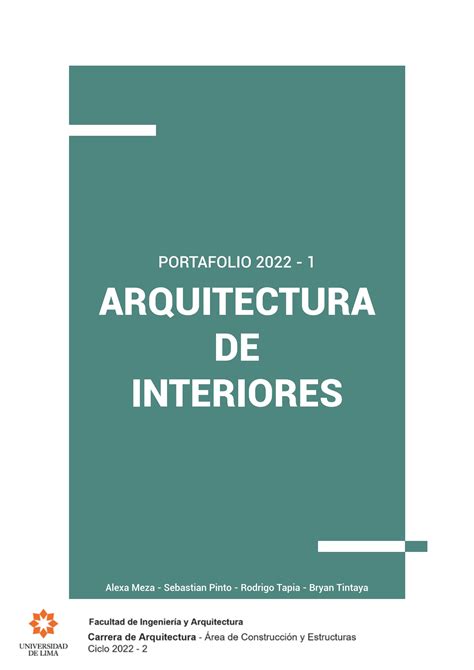 Alexa Meza Architecture Portfolio Arquitectura De Interiores Riba Part 1 2022 1 By