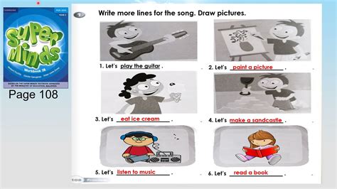 Super Minds Year 2 Workbook Page 108 Youtube