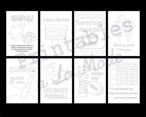 Friends Printable Coloring Book 25 Coloring Pages Instant Download PDF File 8.5x11 and A4 Sizes ...