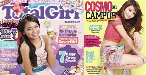 Tbt Kathryn Bernardo From Total Girl To Cosmo Cover Girl Kathrynxix