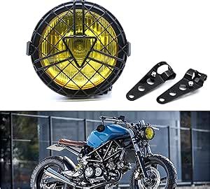 Evomosa Phares Avant Pour Moto Universel Lampe Frontale Halog Ne