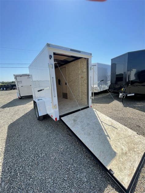 2023 Compass Indigo 5x10 Cargo Utility Enclosed Trailer Ramp Rear Door