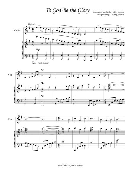 Hymn Collection for Advanced Piano & Violin by Willis - Violin Solo ...