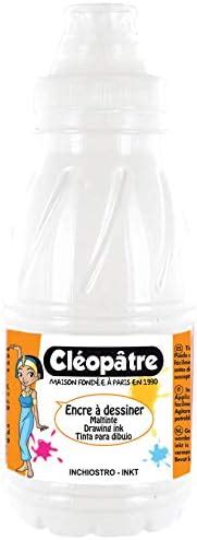 CLEOPATRE Encre à Dessiner Blanc format au format de 250 ml Amazon